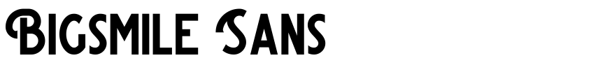 Preview Bigsmile Sans