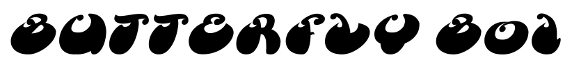 Preview BUTTERFLY Bold Italic