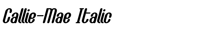Preview Callie-Mae Italic