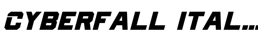 Preview Cyberfall Italic