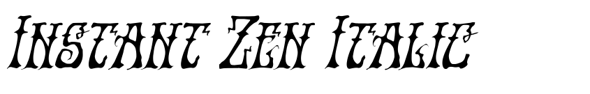 Preview Instant Zen Italic