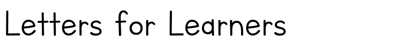 Preview Letters for Learners