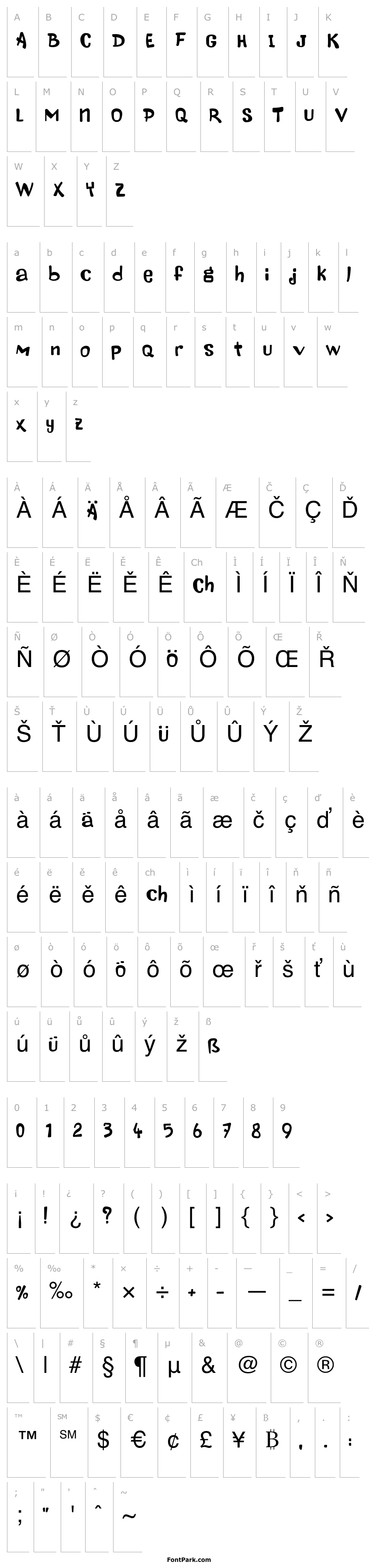Overview Maniac Letters Bold
