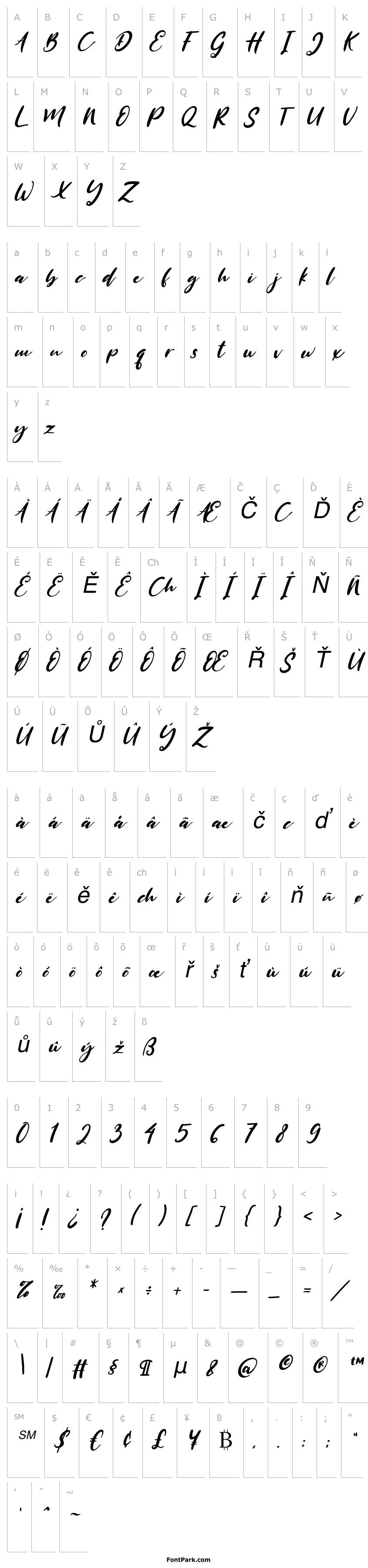 Overview Mersella Italic