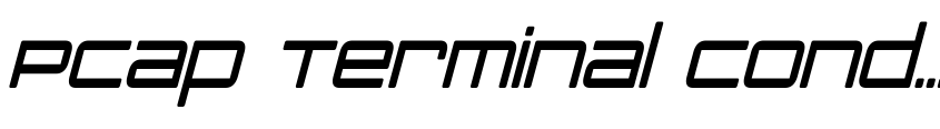 Preview PCap Terminal Condensed Italic