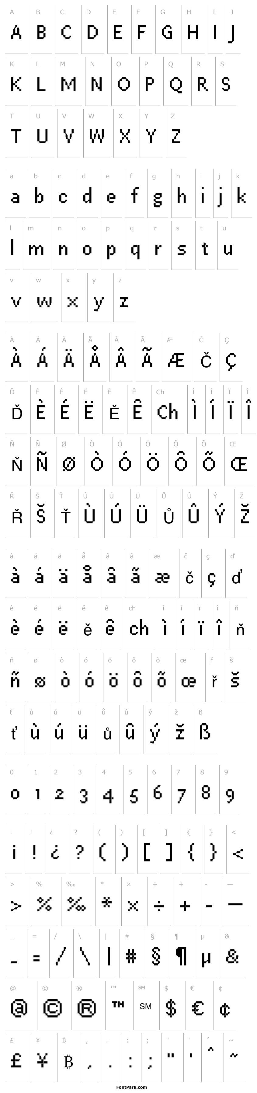 Přehled PF Easta Seven Condensed