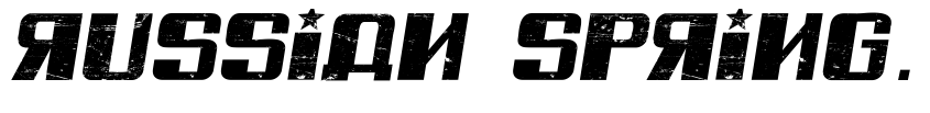 Preview Russian Spring Grunged Italic