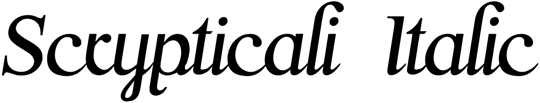 Preview Scrypticali Italic