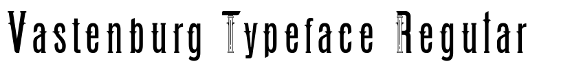 Preview Vastenburg Typeface Regular